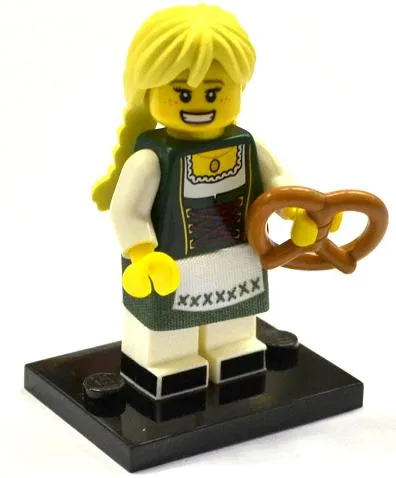 Pretzel Girl, Series 11 (Complete Set with Stand and Accessories)