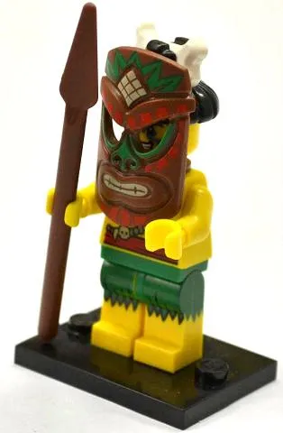 Island Warrior, Series 11 (Complete Set with Stand and Accessories)