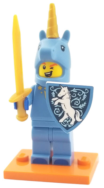 Unicorn Guy, Series 18 (Complete Set with Stand and Accessories)