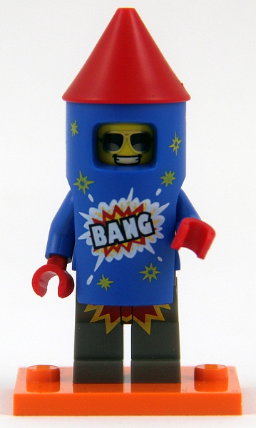 Firework Guy, Series 18 (Complete Set with Stand and Accessories)