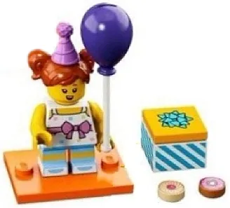 Birthday Party Girl, Series 18 (Complete Set with Stand and Accessories)