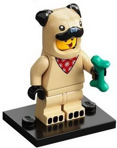 Pug Costume Guy, Series 21 (Complete Set with Stand and Accessories)