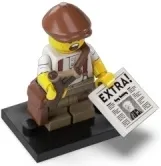 Newspaper Kid, Series 24 (Complete Set with Stand and Accessories)