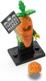 Carrot Mascot, Series 24 (Complete Set with Stand and Accessories)