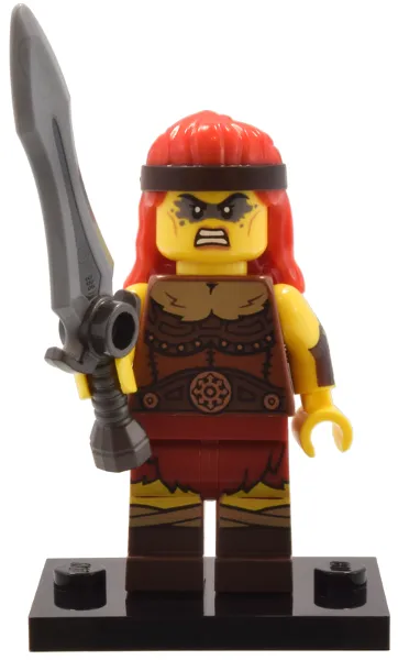 Fierce Barbarian, Series 25 (Complete Set with Stand and Accessories)