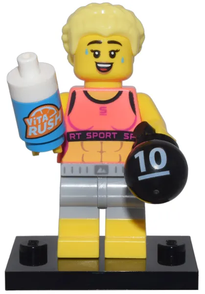 Fitness Instructor, Series 25 (Complete Set with Stand and Accessories)