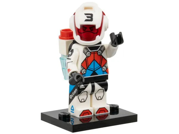 Jetpack Racer, Series 27 (Complete Set with Stand and Accessories)