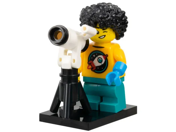 Astronomer Kid, Series 27 (Complete Set with Stand and Accessories)