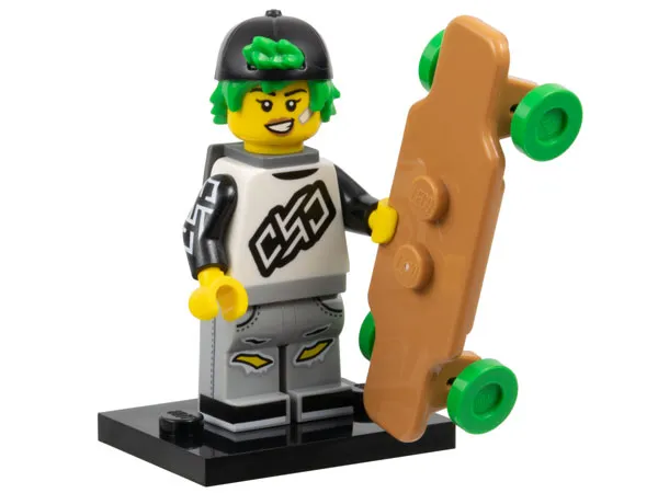 Longboarder, Series 27 (Complete Set with Stand and Accessories)
