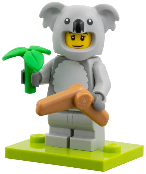 Koala Costume Fan, Series 28 (Complete Set with Stand and Accessories)