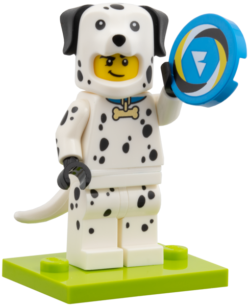 Dalmatian Costume Fan, Series 28 (Complete Set with Stand and Accessories)