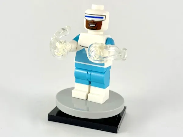 Frozone, Disney, Series 2 (Complete Set with Stand and Accessories)