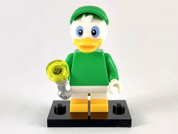 Louie Duck, Disney, Series 2 (Complete Set with Stand and Accessories)