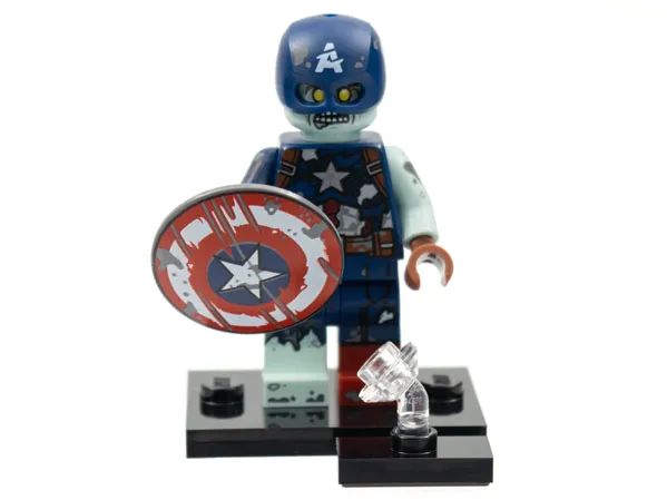 Zombie Captain America, Marvel Studios, Series 1 (Complete Set with Stand and Accessories)