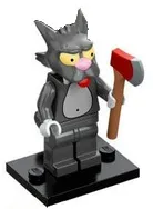 Scratchy, The Simpsons, Series 1 (Complete Set with Stand and Accessories)