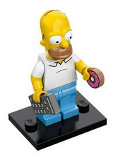 Homer Simpson, The Simpsons, Series 1 (Complete Set with Stand and Accessories)