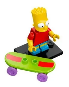 Bart Simpson, The Simpsons, Series 1 (Complete Set with Stand and Accessories)