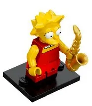Lisa Simpson, The Simpsons, Series 1 (Complete Set with Stand and Accessories)