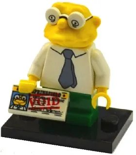 Hans Moleman, The Simpsons, Series 2 (Complete Set with Stand and Accessories)