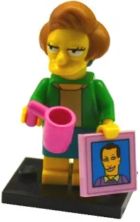 Edna Krabappel, The Simpsons, Series 2 (Complete Set with Stand and Accessories)