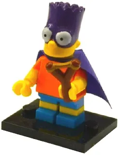 Bartman, The Simpsons, Series 2 (Complete Set with Stand and Accessories)
