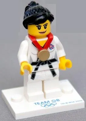 Judo Fighter, Team GB (Complete Set with Stand and Accessories)