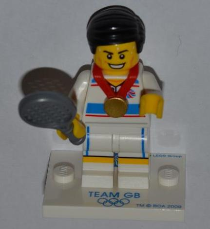 Tactical Tennis Player, Team GB (Complete Set with Stand and Accessories)