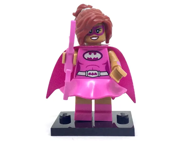 Pink Power Batgirl, The LEGO Batman Movie, Series 1 (Complete Set with Stand and Accessories)