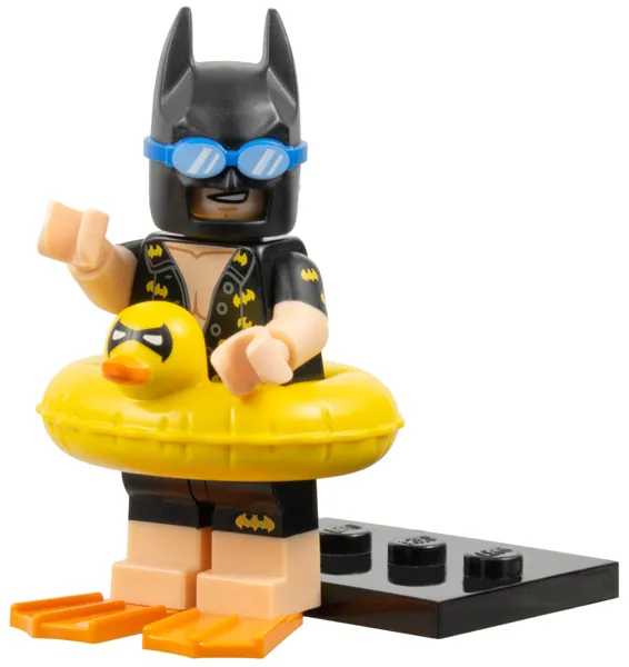 Vacation Batman, The LEGO Batman Movie, Series 1 (Complete Set with Stand and Accessories)
