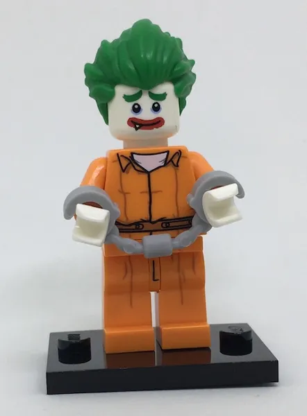 Arkham Asylum Joker, The LEGO Batman Movie, Series 1 (Complete Set with Stand and Accessories)