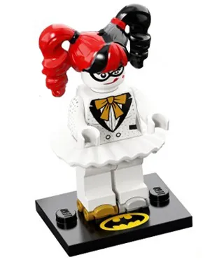Disco Harley Quinn, The LEGO Batman Movie, Series 2 (Complete Set with Stand and Accessories)