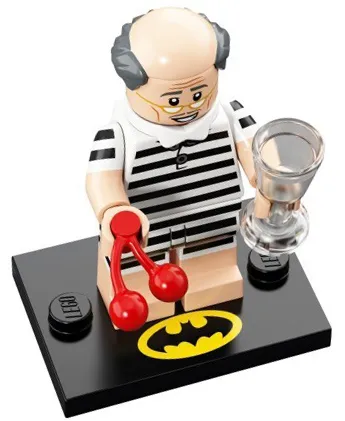 Vacation Alfred Pennyworth, The LEGO Batman Movie, Series 2 (Complete Set with Stand and Accessories)