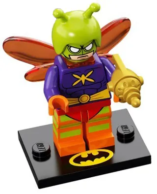 Killer Moth, The LEGO Batman Movie, Series 2 (Complete Set with Stand and Accessories)