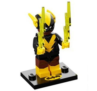 Black Vulcan, The LEGO Batman Movie, Series 2 (Complete Set with Stand and Accessories)