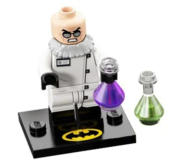 Hugo Strange, The LEGO Batman Movie, Series 2 (Complete Set with Stand and Accessories)