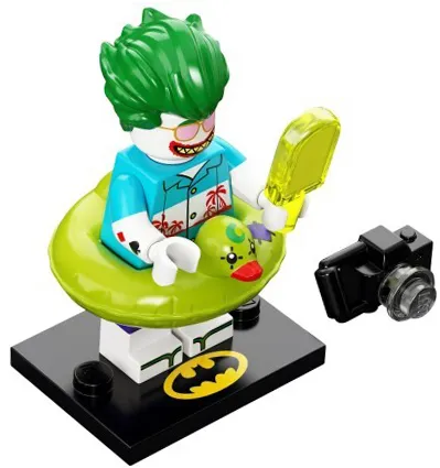Vacation The Joker, The LEGO Batman Movie, Series 2 (Complete Set with Stand and Accessories)