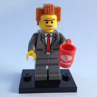 President Business, The LEGO Movie (Complete Set with Stand and Accessories)