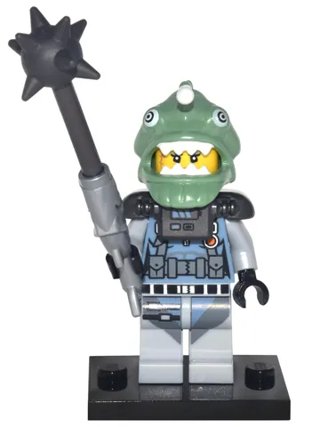 Shark Army Angler, The LEGO Ninjago Movie (Complete Set with Stand and Accessories)