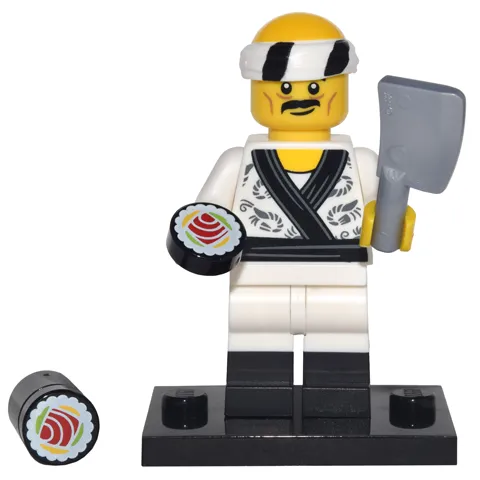 Sushi Chef, The LEGO Ninjago Movie (Complete Set with Stand and Accessories)
