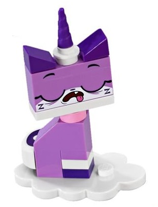 Sleepy Unikitty, Unikitty!, Series 1 (Complete Set with Stand)