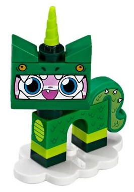 Dinosaur Unikitty, Unikitty!, Series 1 (Complete Set with Stand)