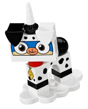 Dalmatian Puppycorn, Unikitty!, Series 1 (Complete Set with Stand)