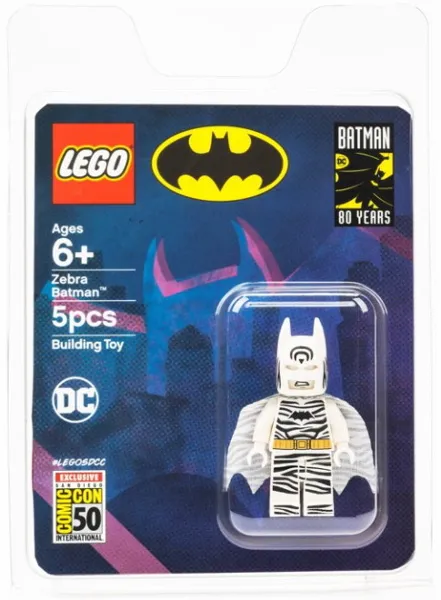 Zebra Batman - San Diego Comic-Con 2019 Exclusive blister pack