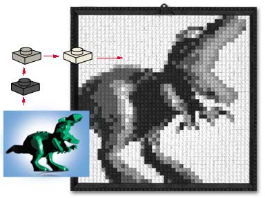 Mosaic Dino