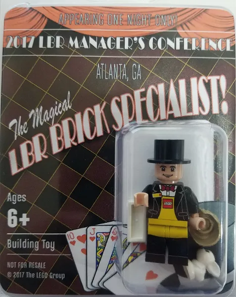 LEGO Brand Retail Manager's Conference 2017, Magician Blister Pack, Atlanta, GA