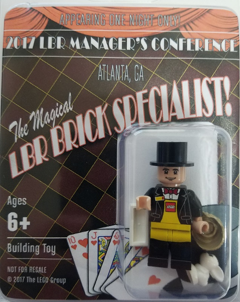 LEGO Brand Retail Manager's Conference 2017, Magician Blister Pack, Atlanta, GA