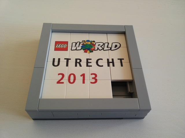 LEGO World Utrecht Puzzle Promotional 2013