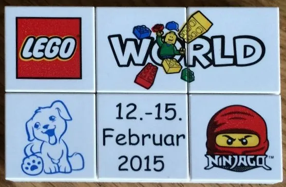 LEGO World Denmark Puzzle Promotional 2015