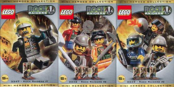 Rock Raider Minifigure Packs 3-Pack