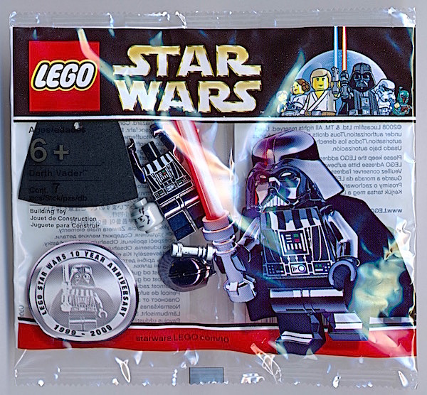 Darth Vader 10 Year Anniversary Promotional Minifigure polybag
